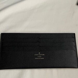 Louis Vuitton Elegant Black Card Holder